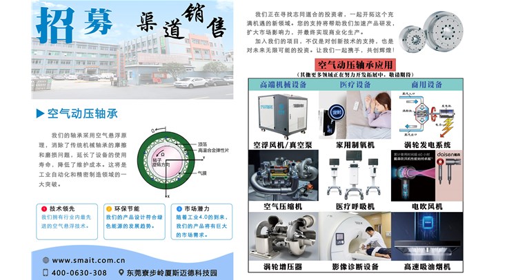 Elaborate on the numerous application fields of air dynamic pressure bearings